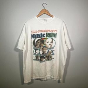 Y2k 2007 cincinnati music festival t shirt